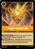 Queen's Sensor Core Disney Lorcana card