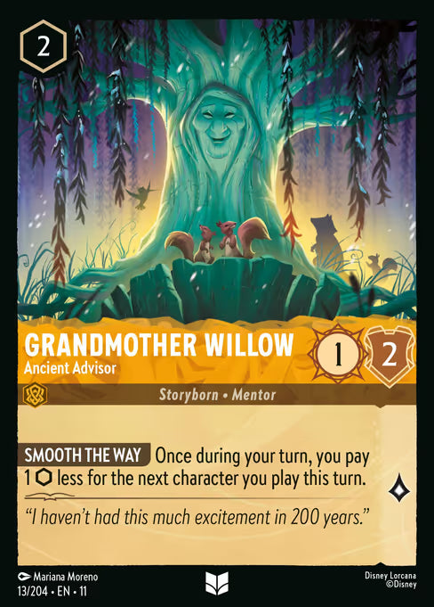 Grandmother Willow - Ancient Advisor Disney Lorcana card