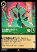 Cruella De Vil - Miserable as Usual Disney Lorcana card