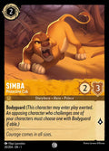 Simba - Protective Cub Disney Lorcana card