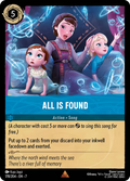 All Is Found Disney Lorcana card