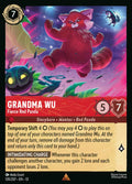 Grandma Wu - Fierce Red Panda