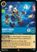 Daisy Duck - Sapphire Champion Disney Lorcana card