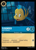 Flounder - Voice of Reason Disney Lorcana card