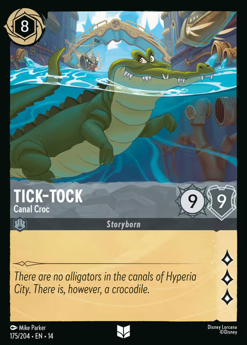 Tick-Tock - Canal Croc Disney Lorcana card