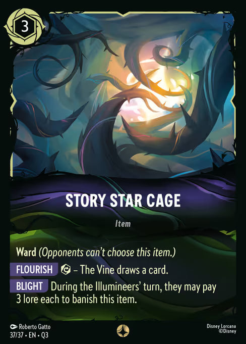 Story Star Cage Disney Lorcana card