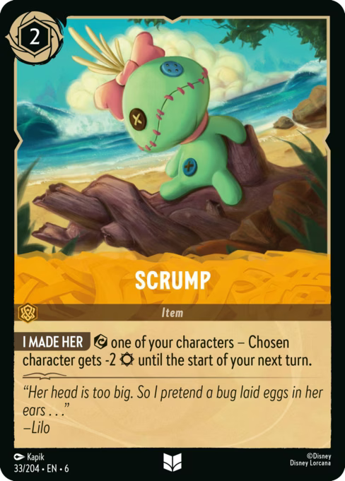 Scrump Disney Lorcana card