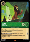 Scar - Vengeful Lion Disney Lorcana card