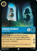 Fergus McDuck - Scrooge's Father Disney Lorcana card