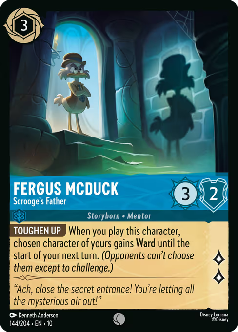 Fergus McDuck - Scrooge's Father Disney Lorcana card