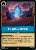 Atlantean Crystal Disney Lorcana card