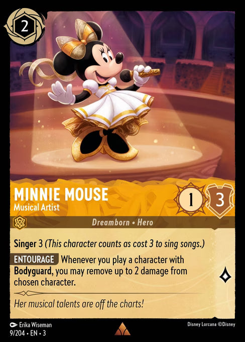 Minnie Mouse - Musical Artist Disney Lorcana card