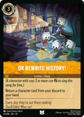 Or Rewrite History! Disney Lorcana card