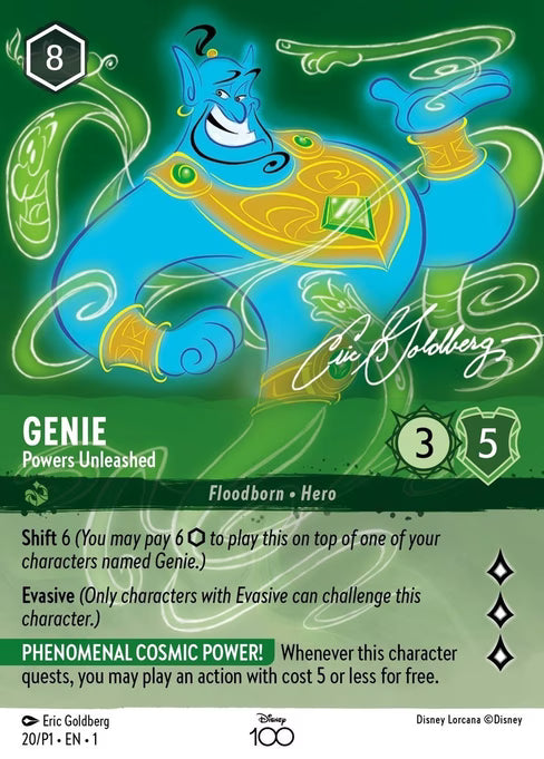 Genie - Powers Unleashed Disney Lorcana card