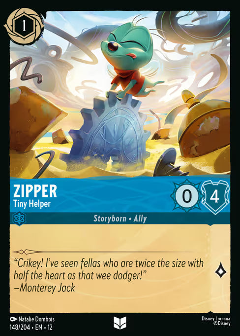 Zipper - Tiny Helper Disney Lorcana card