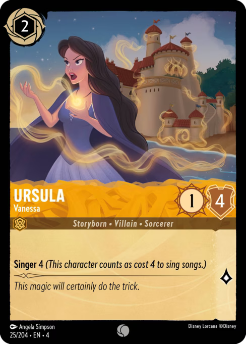 Ursula - Vanessa Disney Lorcana card