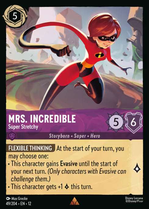 Mrs. Incredible - Super Stretchy Disney Lorcana card