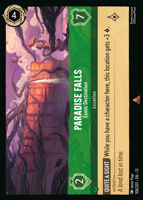 Paradise - Exotic Destination Disney Lorcana card