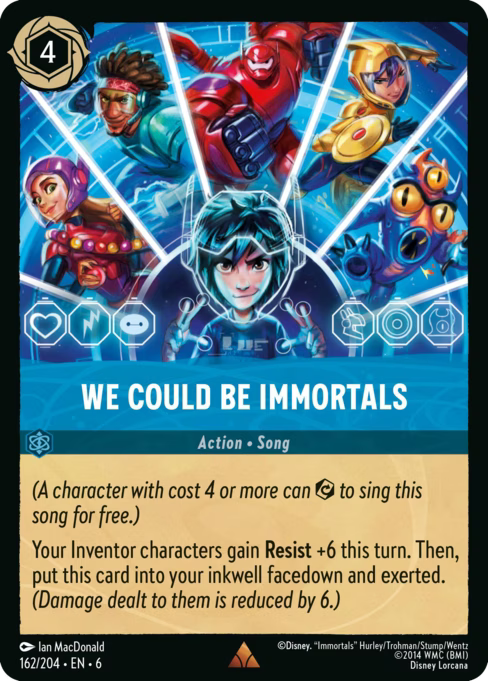 We Could Be Immortals Disney Lorcana card