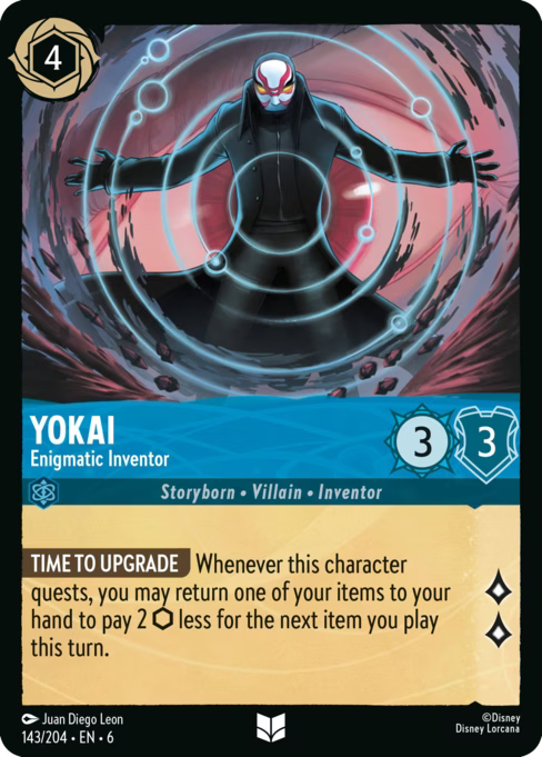 Yokai - Enigmatic Inventor Disney Lorcana card