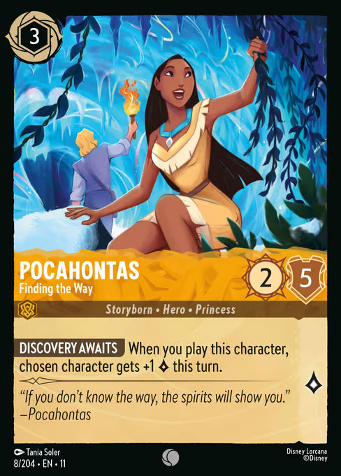 Pocahontas - Finding the Way Disney Lorcana card