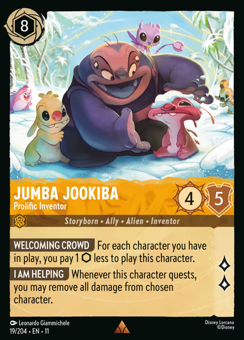 Jumba Jookiba - Prolific Inventor Disney Lorcana card