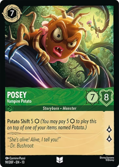 Posey - Vampire Potato Disney Lorcana card
