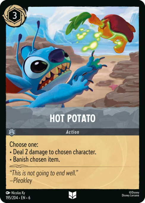Hot Potato Disney Lorcana card