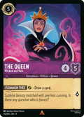 The Queen - Wicked and Vain Disney Lorcana card