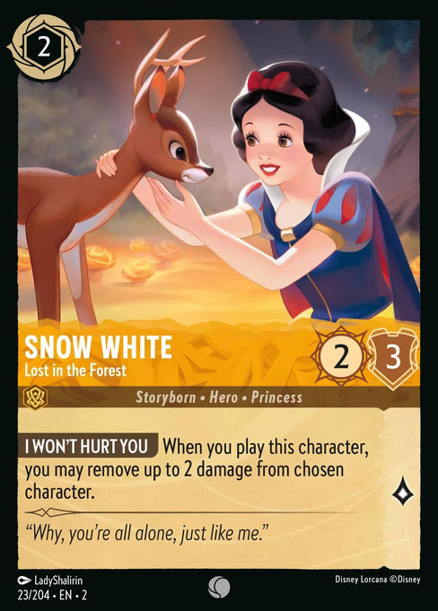 Snow White - Lost in the Forest Disney Lorcana card