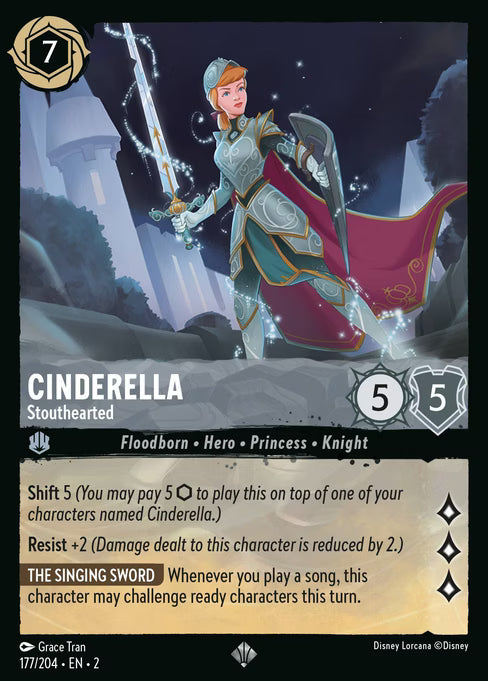 Cinderella - Stouthearted Disney Lorcana card