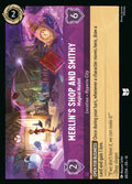Merlin's Shop and Smithy - Magical Markey Disney Lorcana card
