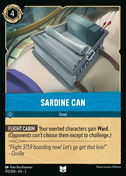 Sardine Can Disney Lorcana card