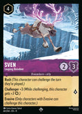 Sven - Leaping Reindeer Disney Lorcana card