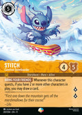 Stitch - Carefree Snowboarder Disney Lorcana card