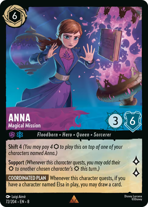 Anna - Magical Mission Disney Lorcana card