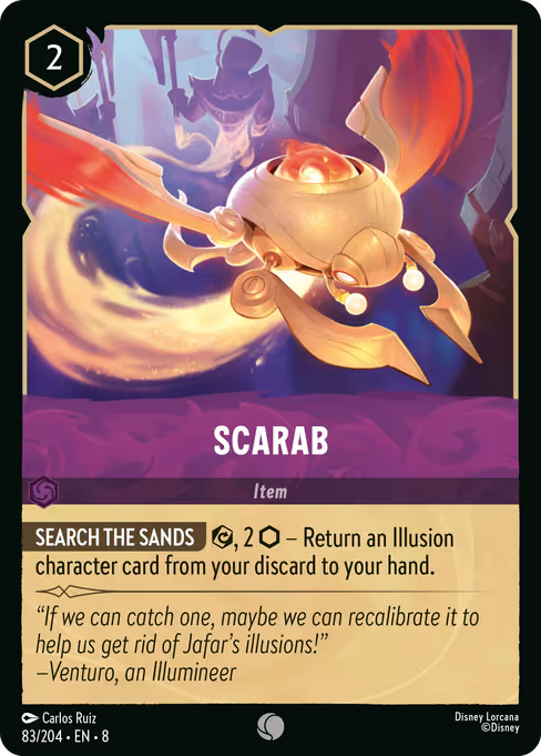 Scarab Disney Lorcana card