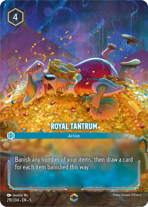 Royal Tantrum Disney Lorcana card