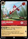 Card Soldiers - Royal Troops Disney Lorcana card