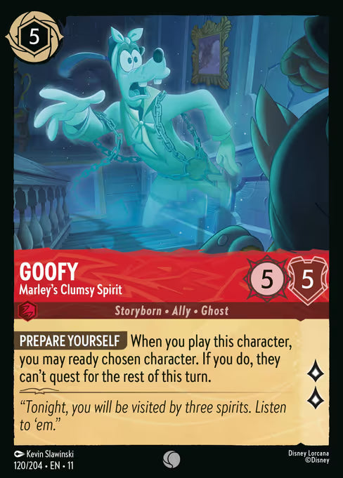 Goofy - Marley's Clumsy Spirit Disney Lorcana card