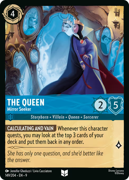 The Queen - Mirror Seeker Disney Lorcana card