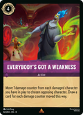 Everybody's Got a Weakness Disney Lorcana card