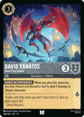 David Xanatos - Steel Clan Leader Disney Lorcana card