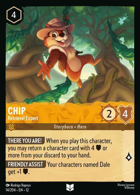 Chip - Retrieval Expert Disney Lorcana card