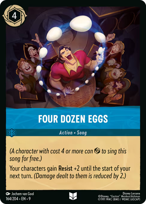 Four Dozen Eggs Disney Lorcana card