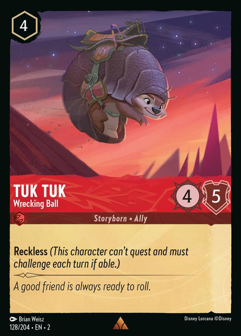 Tuk Tuk - Wrecking Ball Disney Lorcana card