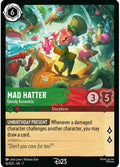 Mad Hatter - Unruly Eccentric Disney Lorcana card