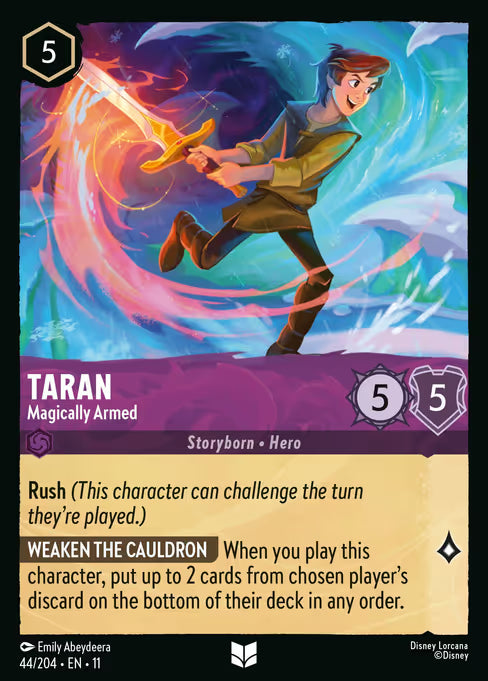 Taran - Magically Armed Disney Lorcana card