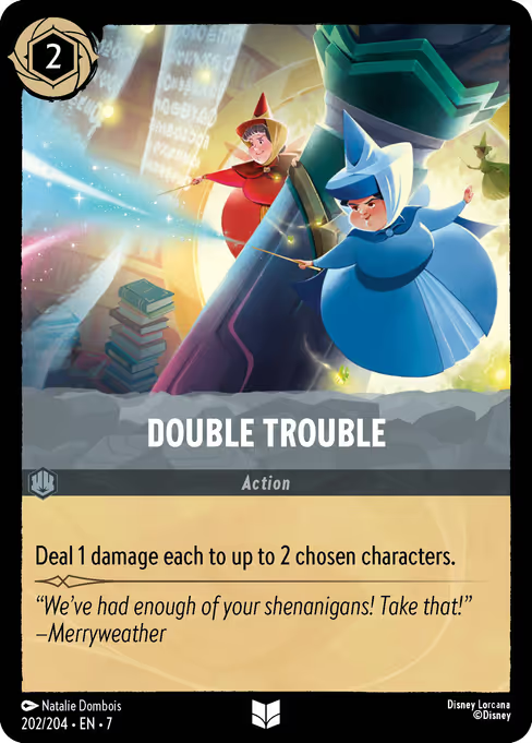Double Trouble Disney Lorcana card