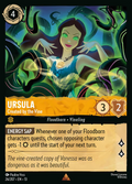 Ursula - Created by the Vine Disney Lorcana card